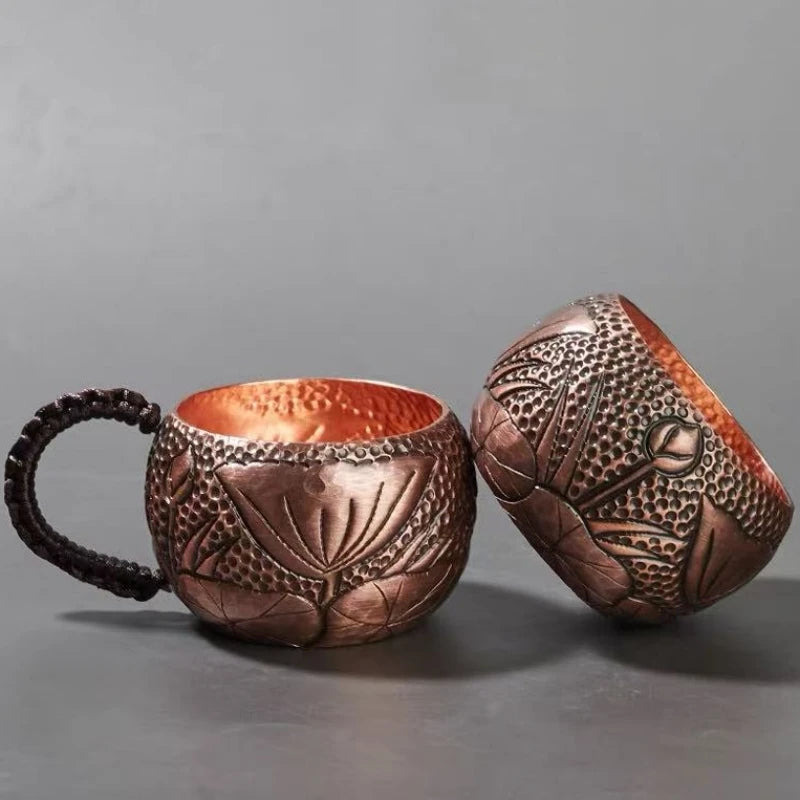 Handcrafted Pure Copper Coffee Mug | Vintage Moscow Mule Tumbler