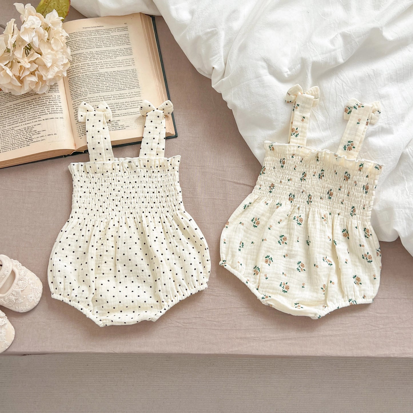 Kids Cotton Sleeveless Rompers | Cute Summer One-Pieces