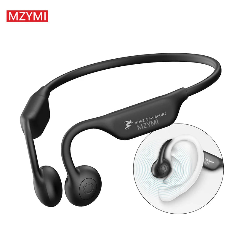 Bone Conduction Neckband Headphones | IP56 Waterproof Sports Earphones