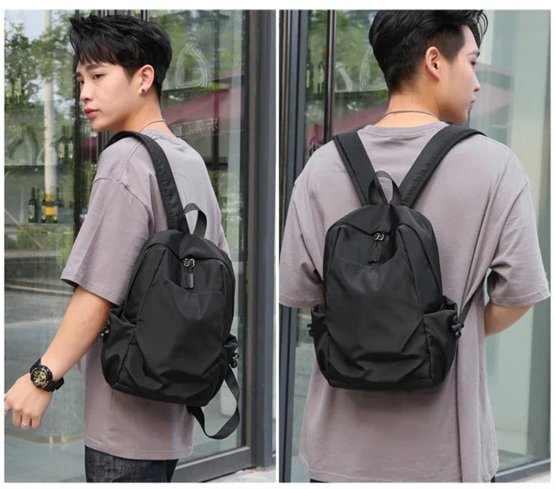 Stylish Mini Men's Backpack | Lightweight Rucksack for Travel & School