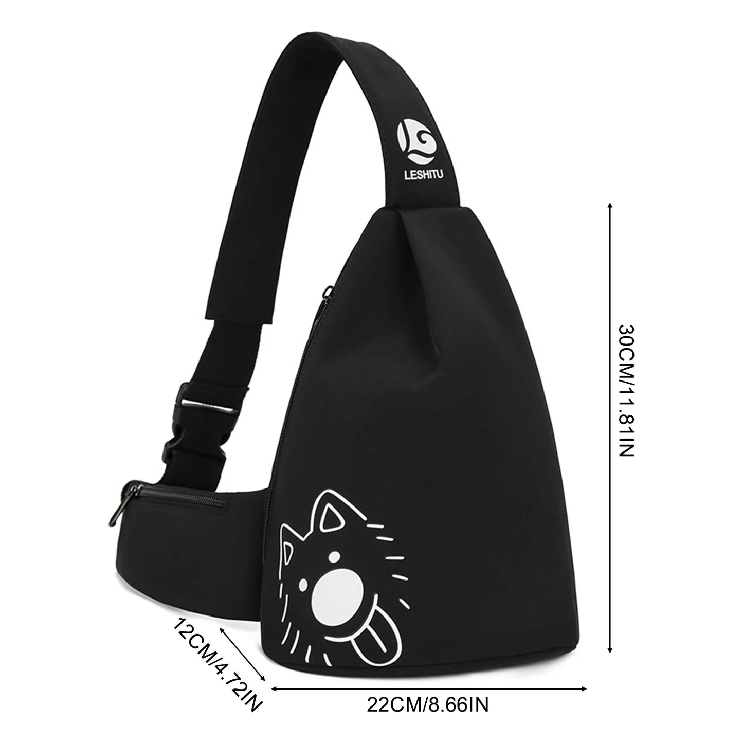 Unisex Waterproof Crossbody Sling Bag for Travel & Outdoor