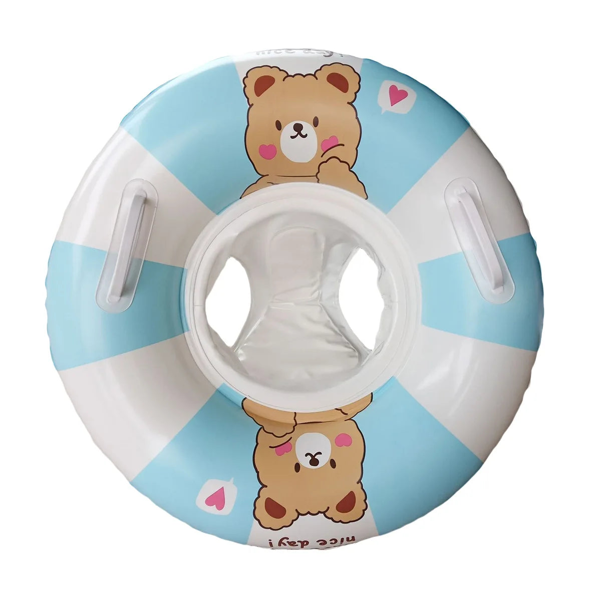 Baby Swimming Ring with Sunshade | Safe Toddler Pool Float