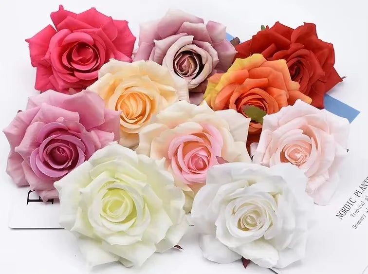 100PC Artificial Silk Flowers | Perfect for Home and Event Decor