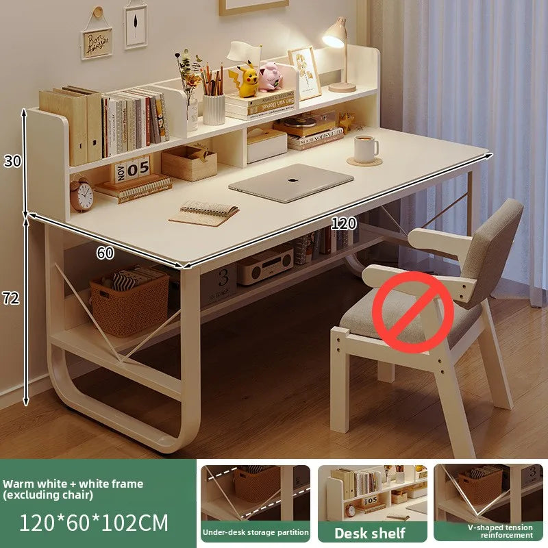 Simple and Stylish Desktop Computer Desk for Home Office