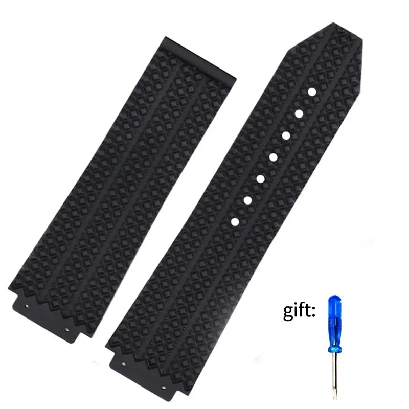 Waterproof Silicone Rubber Watch Strap | Replacement Band