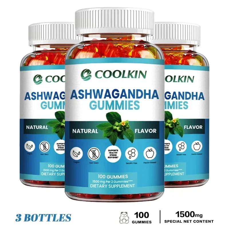 Ashwagandha Gummies for Stress Relief and Improved Sleep Quality