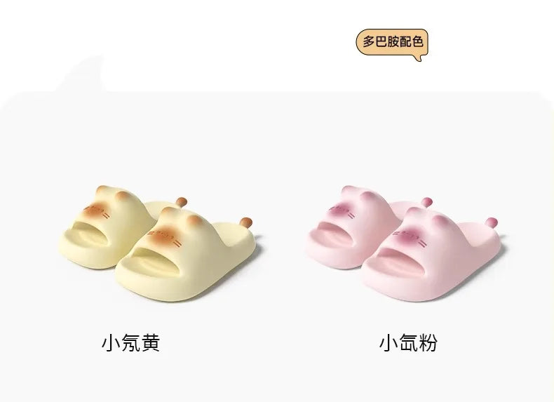 Cute Cat Slippers for Women | Lightweight Non-Slip Indoor Footwear