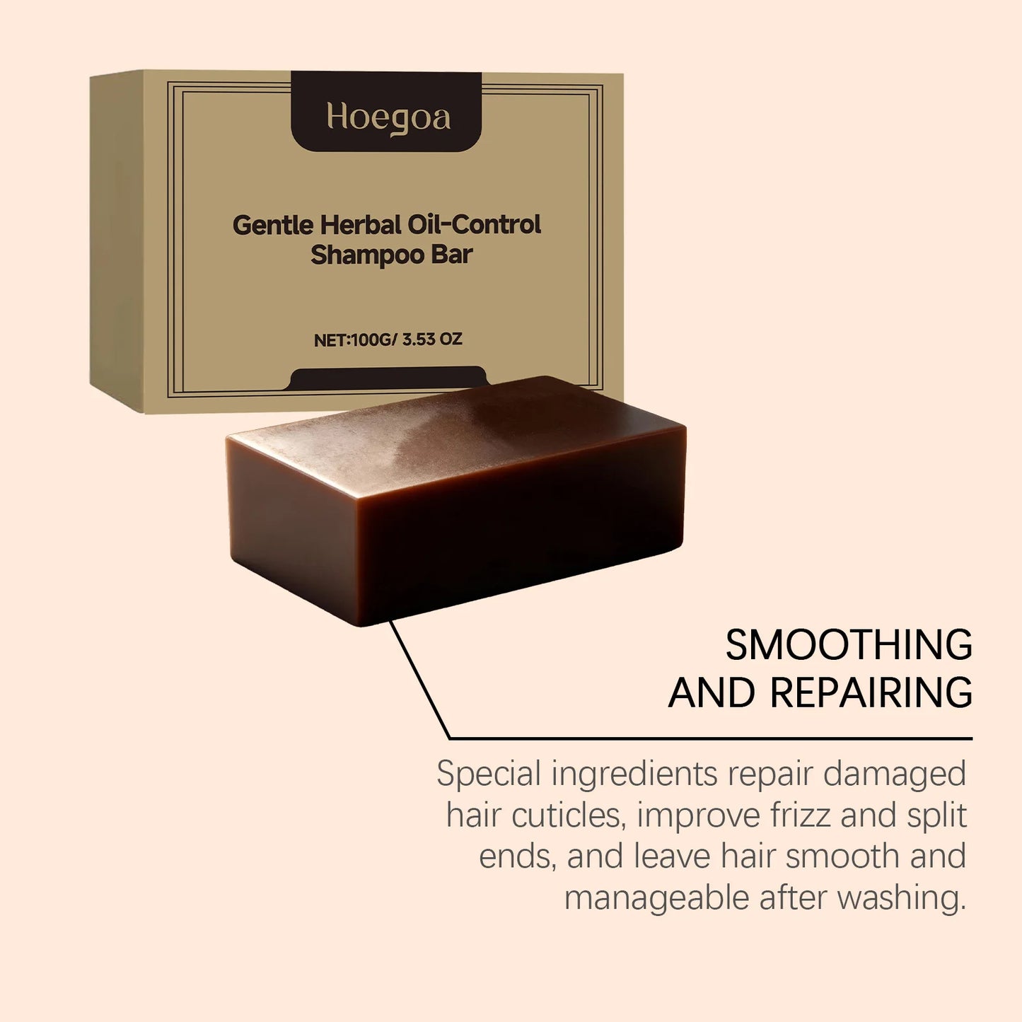 Herbal Oil-Control Shampoo Bar | Nourishing Hair Care Solution