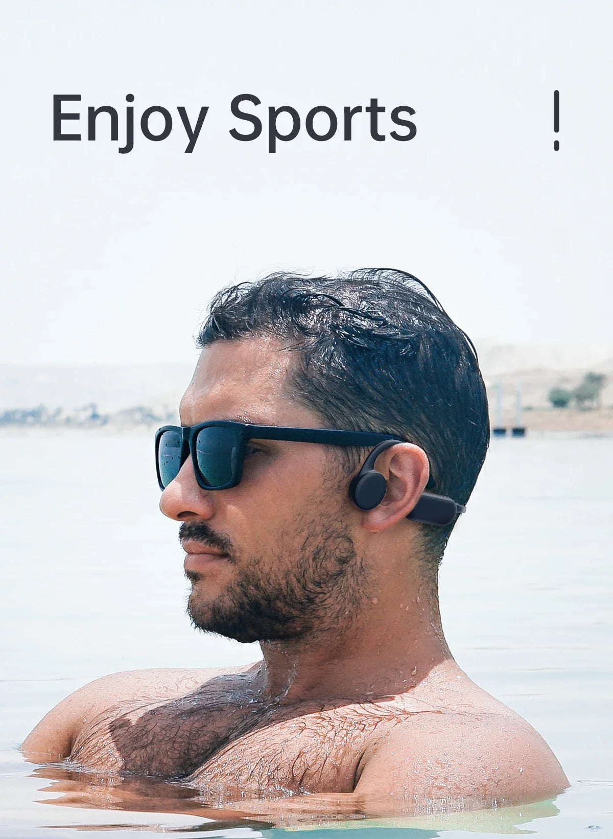 Waterproof Bone Conduction Wireless Earphones | 32GB MP3 Headset