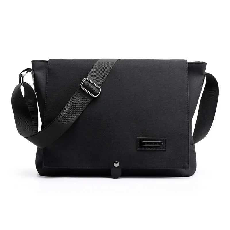 Bolso Bandolera de Lona para Hombre | Elegante Bolso de Mano para Negocios y Ocio