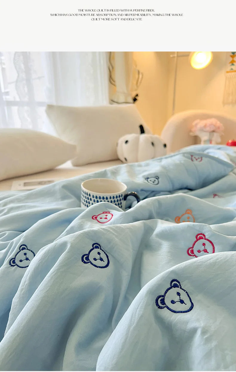 Breathable Summer Quilt | Soft Cotton Bedding for Ultimate Comfort