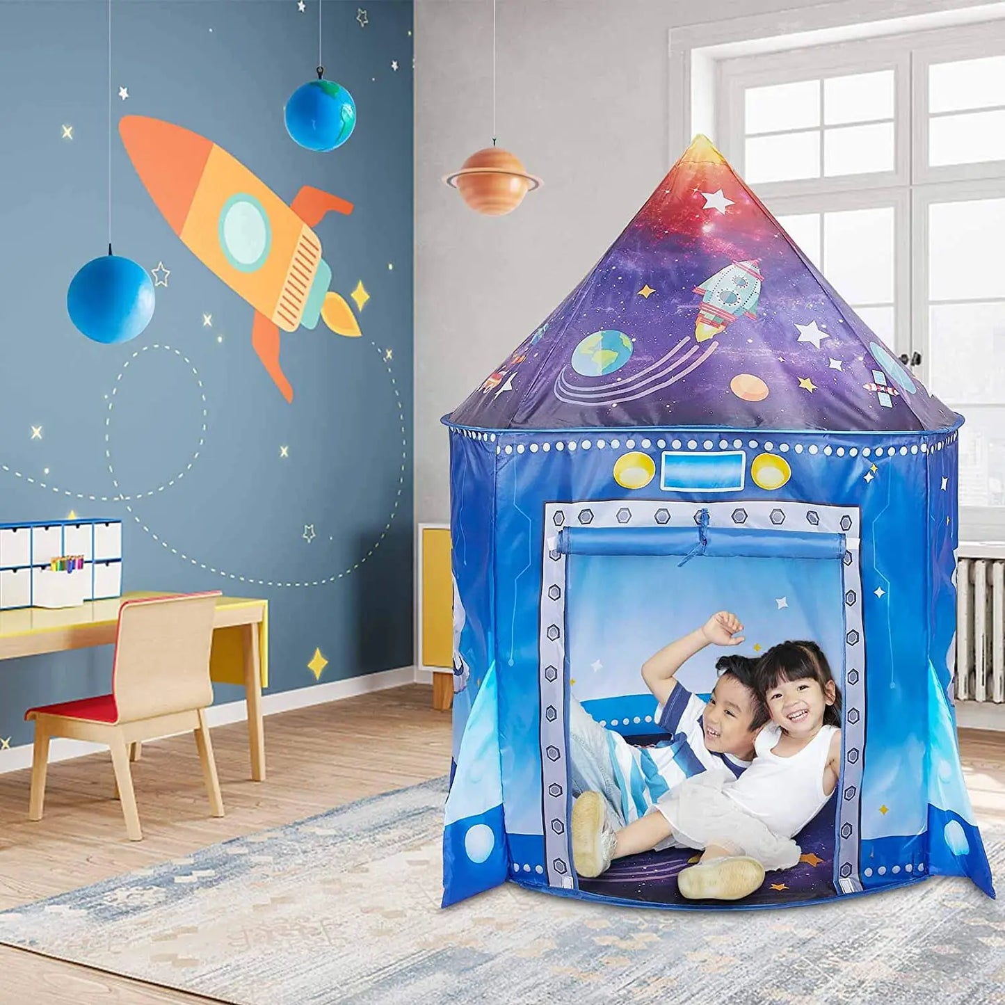 Rocket Ship Kids Tent | Fun Indoor & Outdoor Playhouse