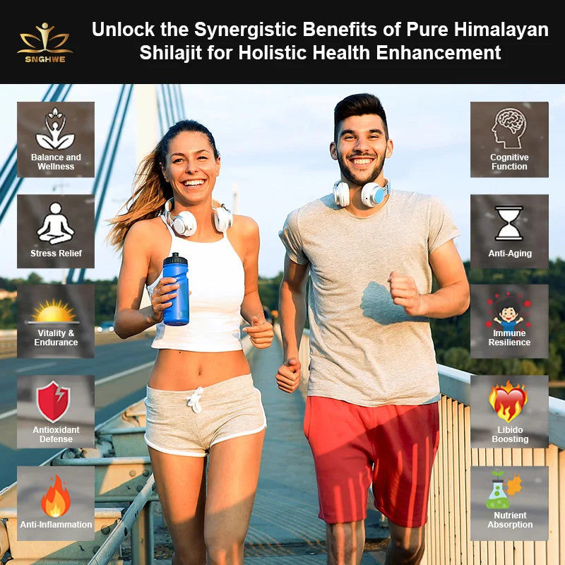 Pure Himalayan Organic Shilajit Supplement for Energy & Immunity