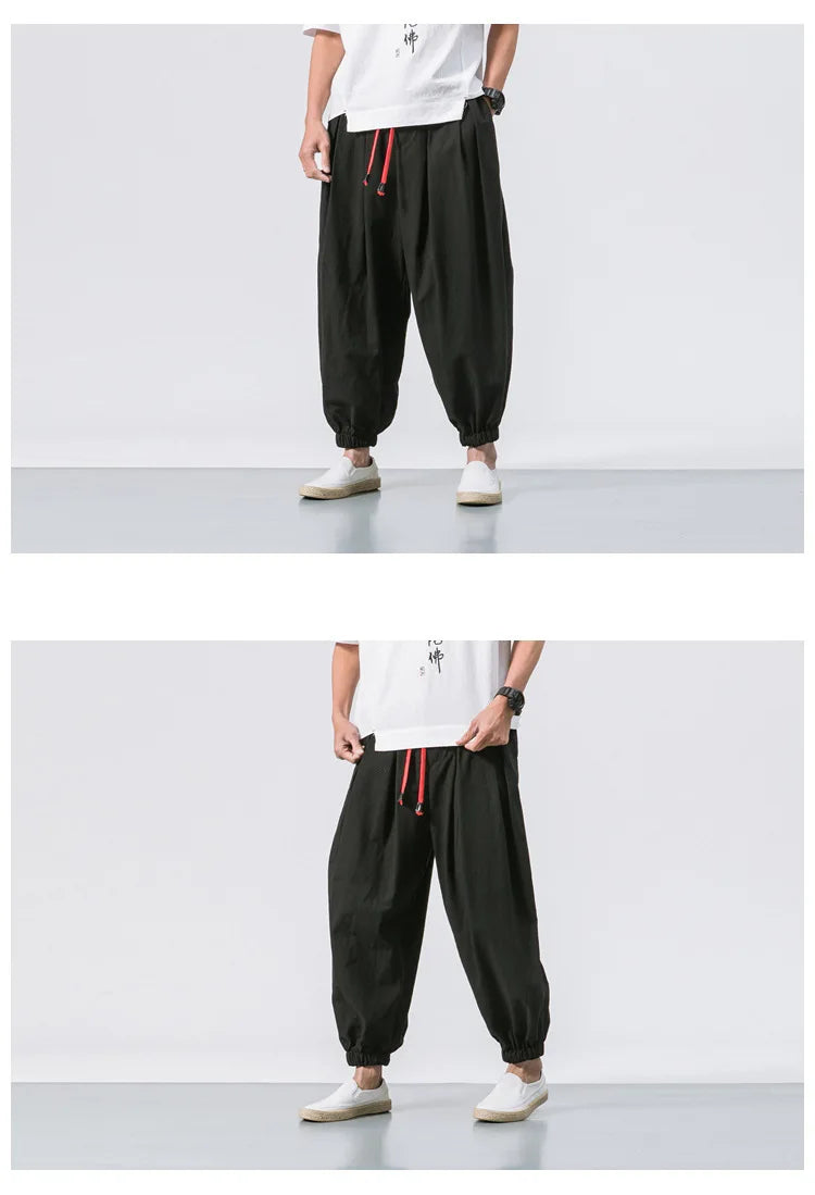 Oversized Men's Harem Pants | Comfortable Loose Fit Joggers
