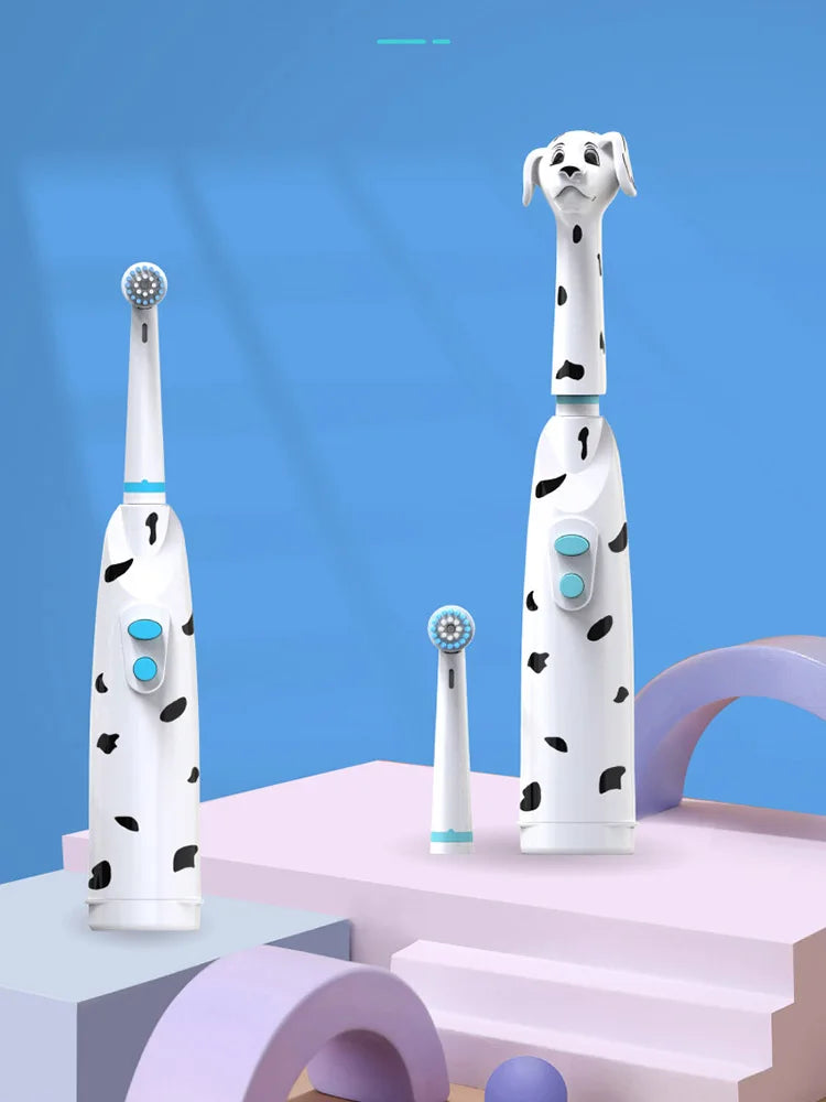 Children's Electric Toothbrush with Fun Cartoon Design