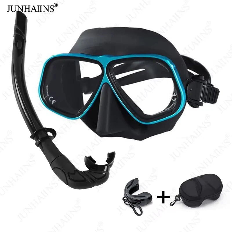 Freediving Mask with Aluminum Frame | Anti-Fog Diving Gear