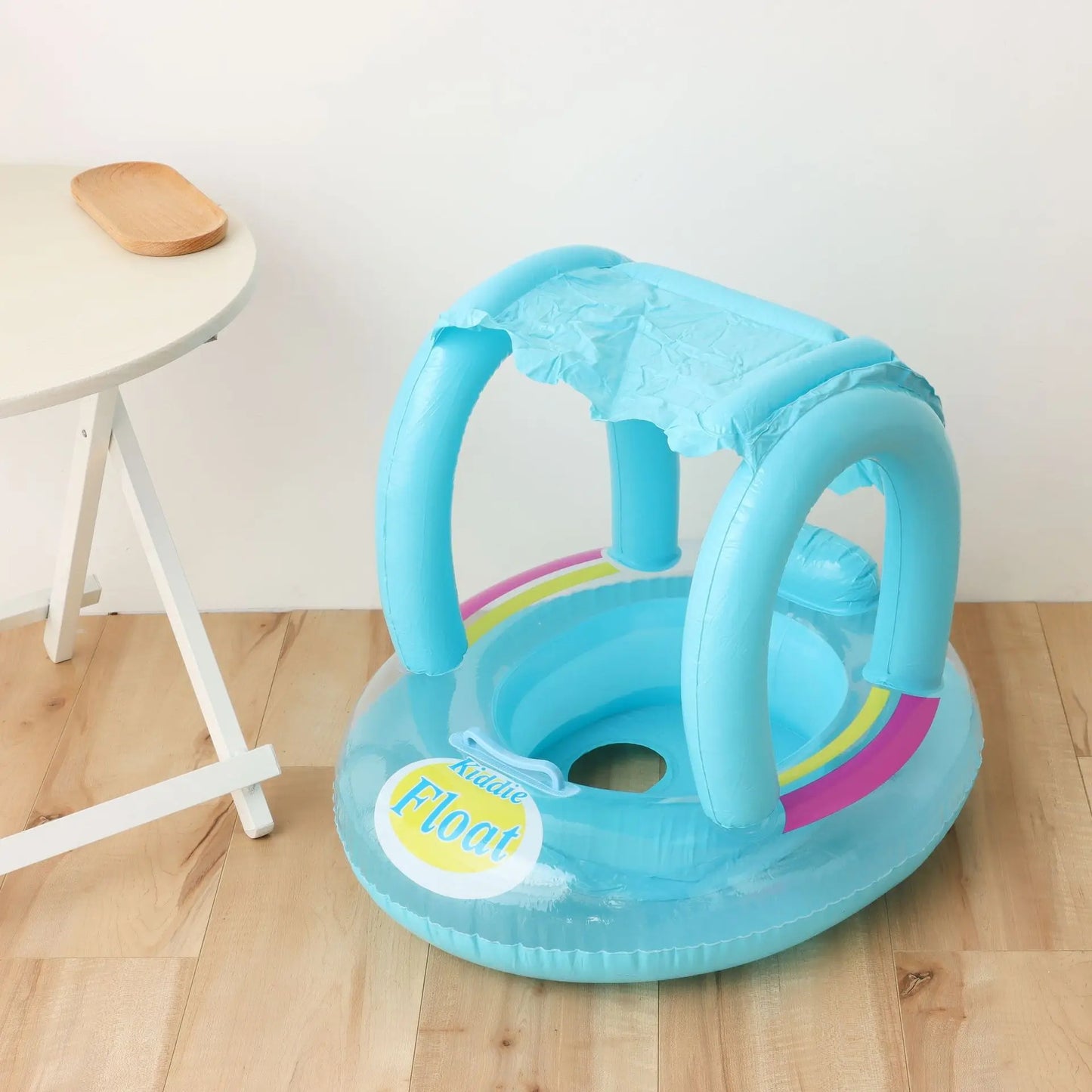 Baby Summer Swimming Ring with Sunshade | Inflatable Pool Toy