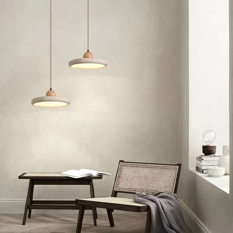 Modern Natural Stone LED Pendant Light | Nordic Chandelier Design