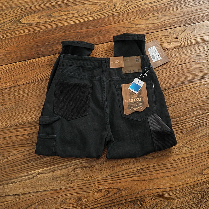 Men's Casual Cotton Twill Cargo Pants | Retro Trendy Style