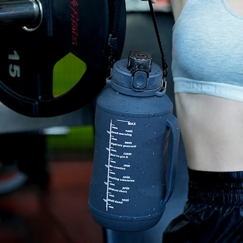2L Portable Silicone Water Bottle | Leakproof & BPA-Free Sports Cup