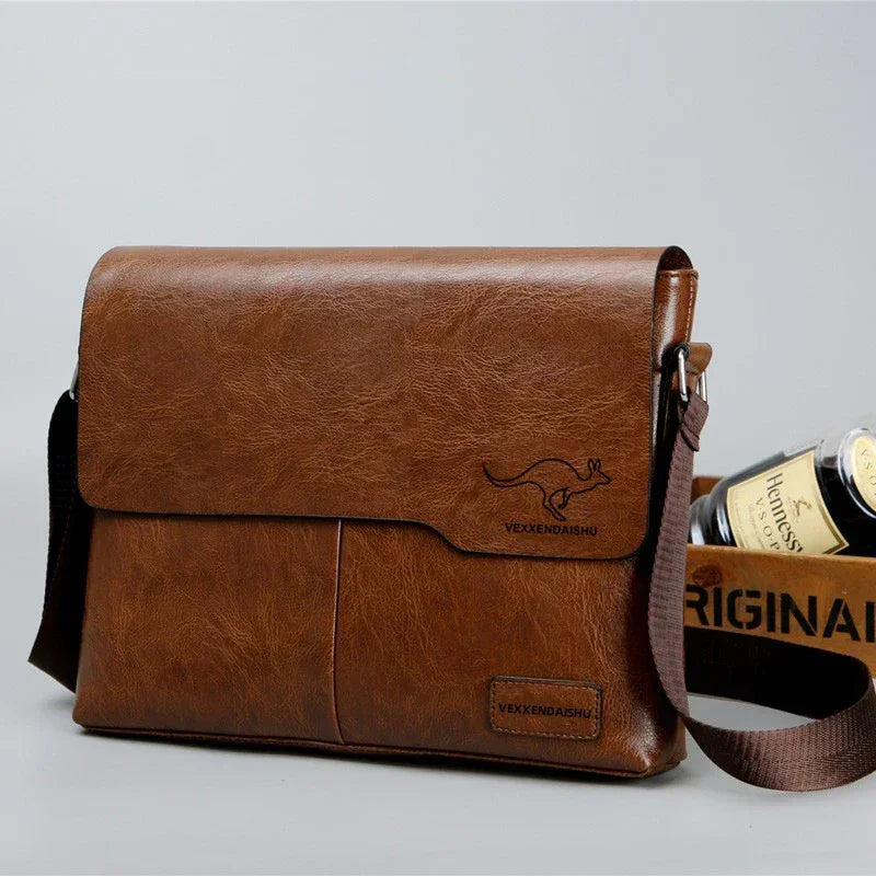 Stylish PU Leather Business Shoulder Bag | Ideal for Professionals