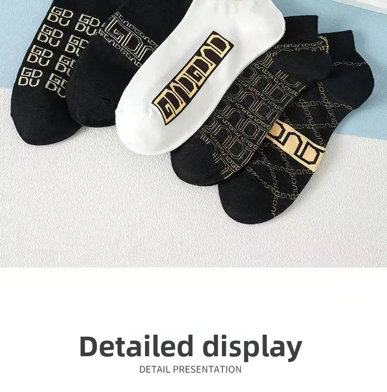 Men's Winter Ankle Socks | Breathable Low-Cut Fashion Socks