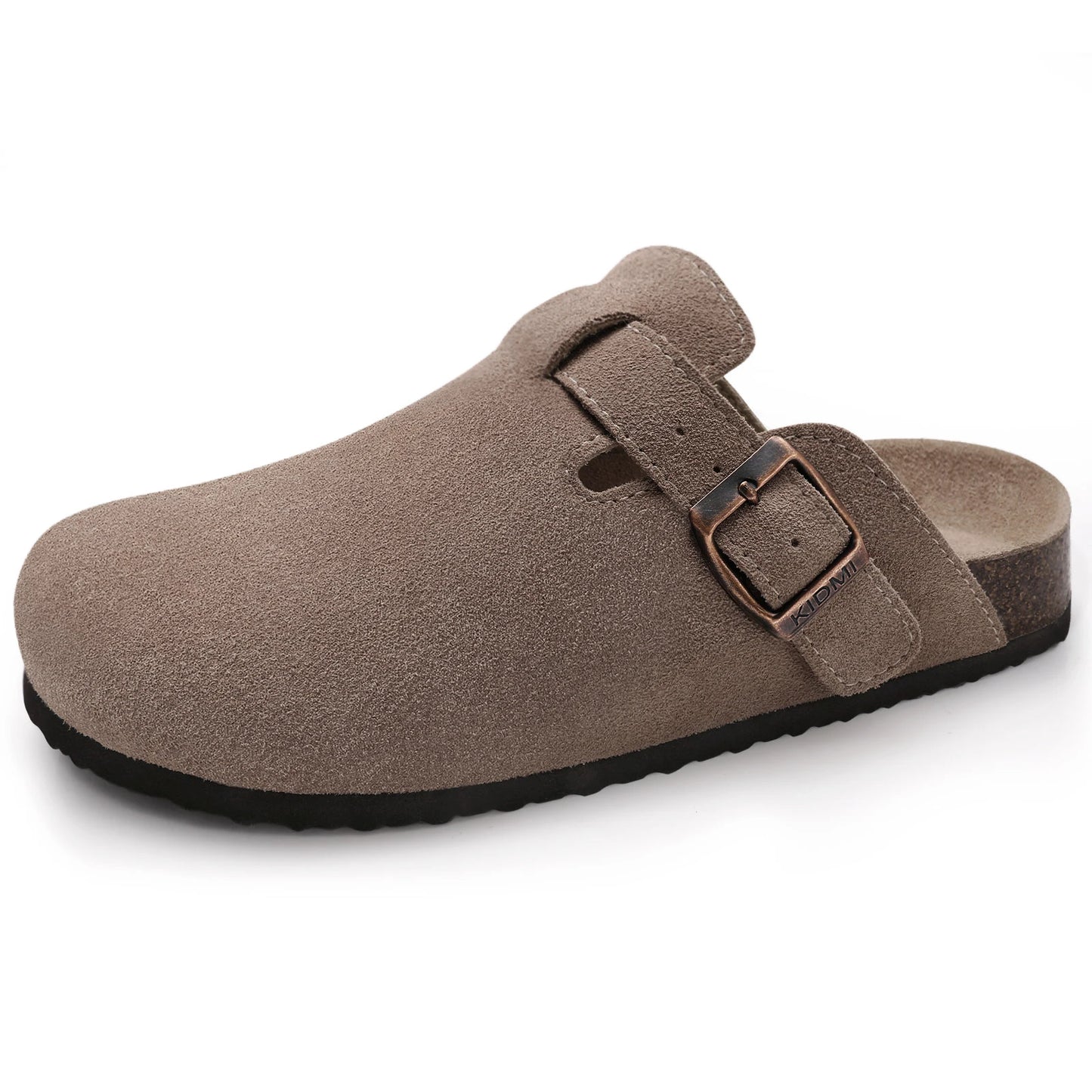 Comfortable Suede Clogs with Arch Support for All-Day Wear
