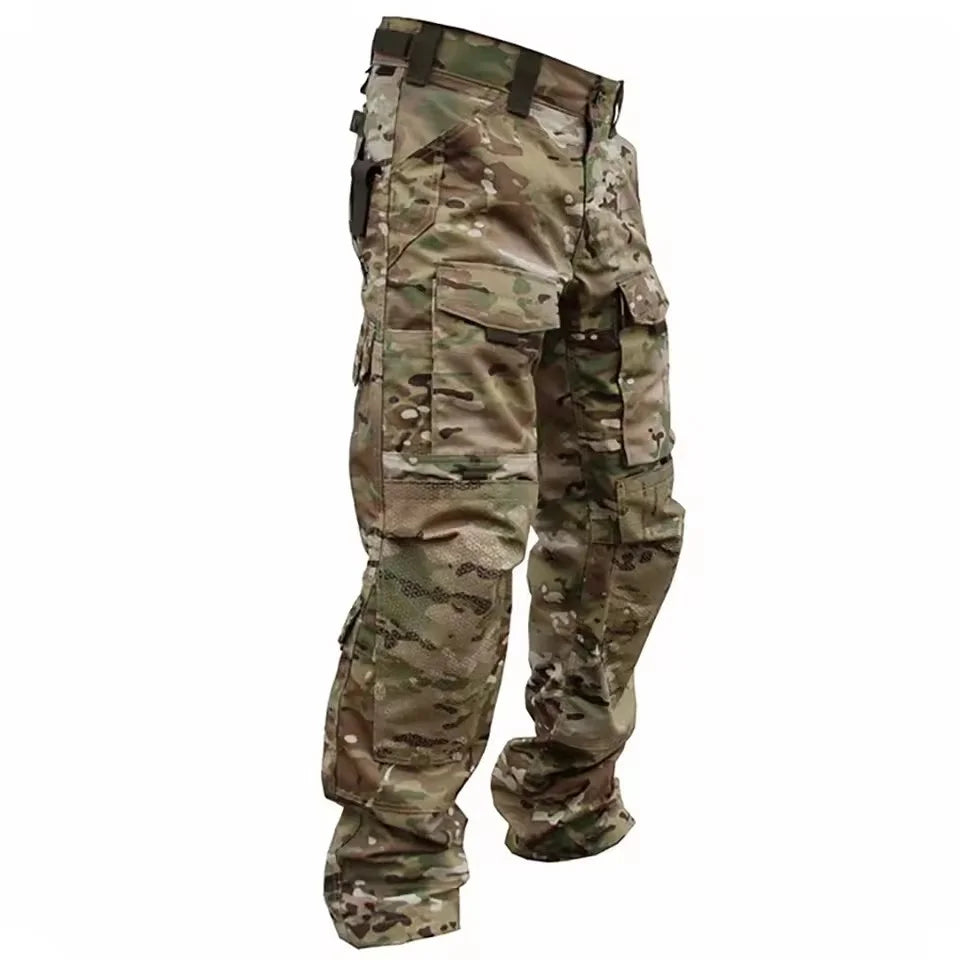 Men's Quick Dry Tactical Pants | Multi-Pocket Cargo Trousers