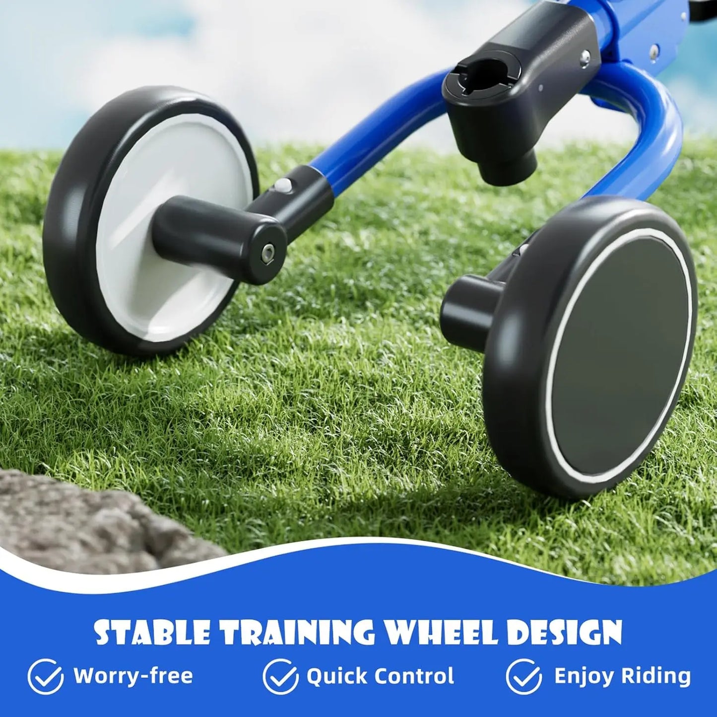 5-in-1 Adjustable Toddler Tricycle | Multi-Functional Balance Bike