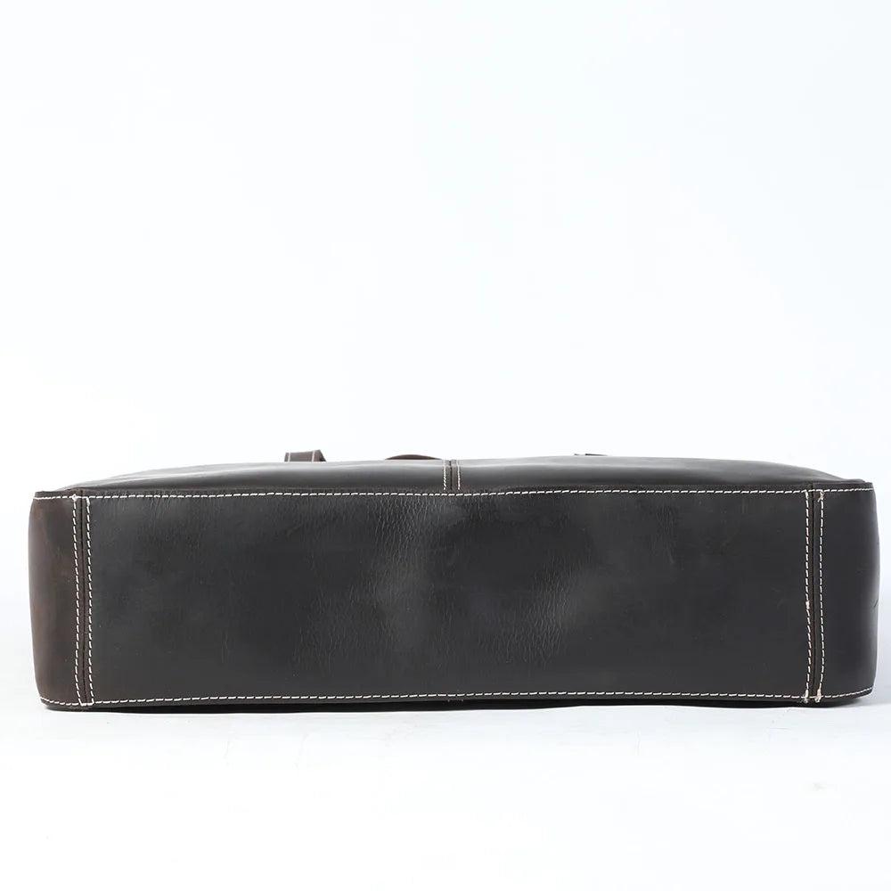 Genuine Leather Tote Bag | Versatile Shoulder Bag for Men & Women