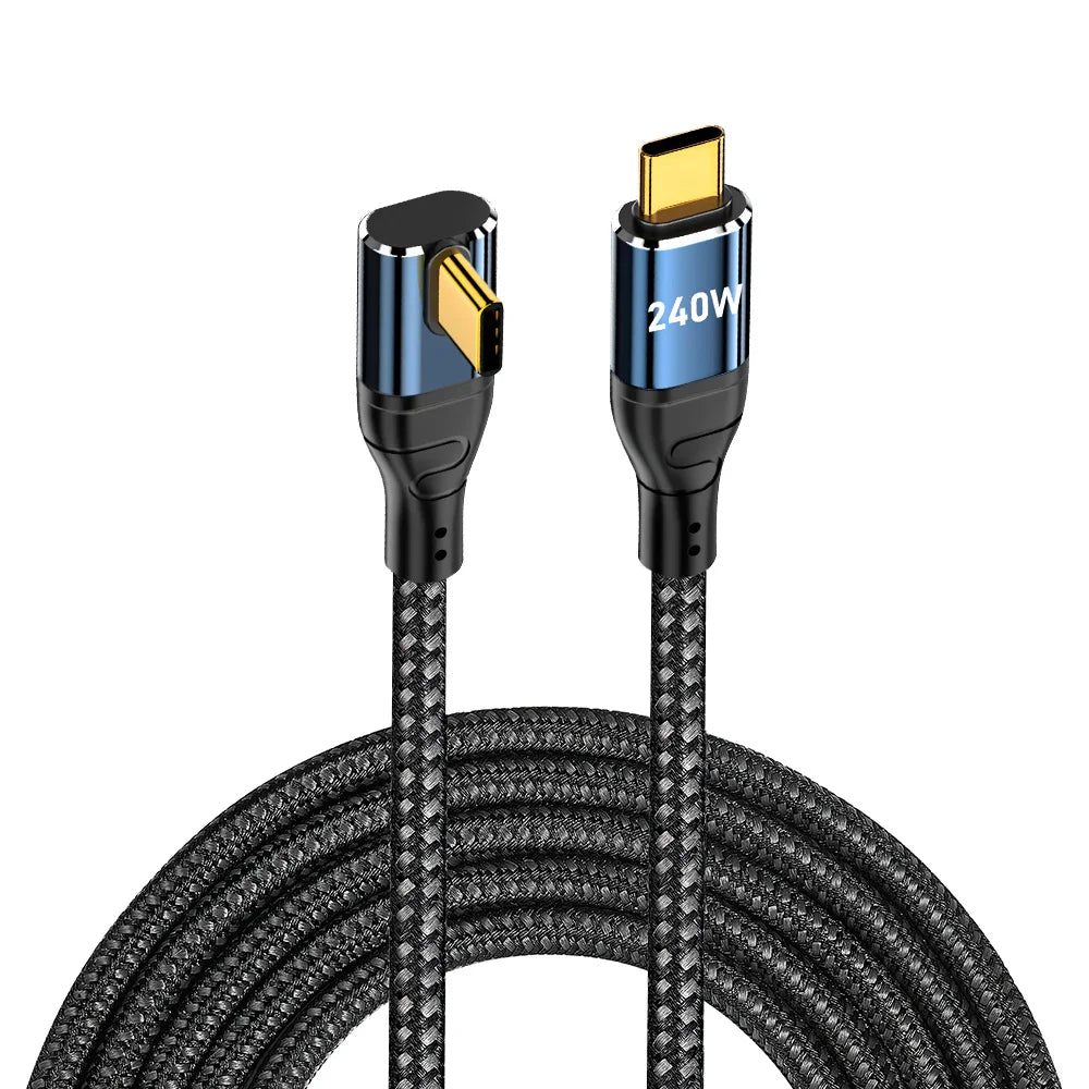 240W USB Type C Fast Charge Cable | Compatible with Phones & Laptops