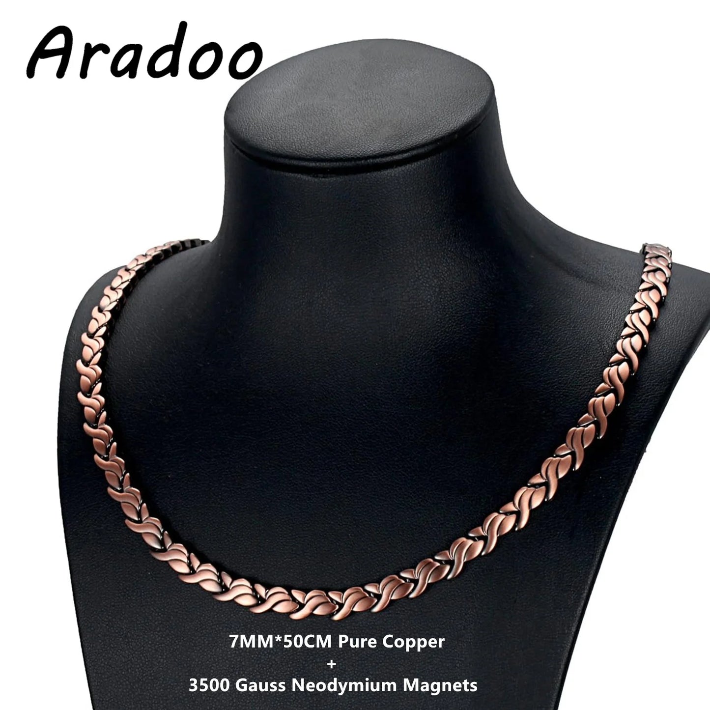 Pure Copper Serpentine Pattern Necklace | Luxury Jewelry Gift