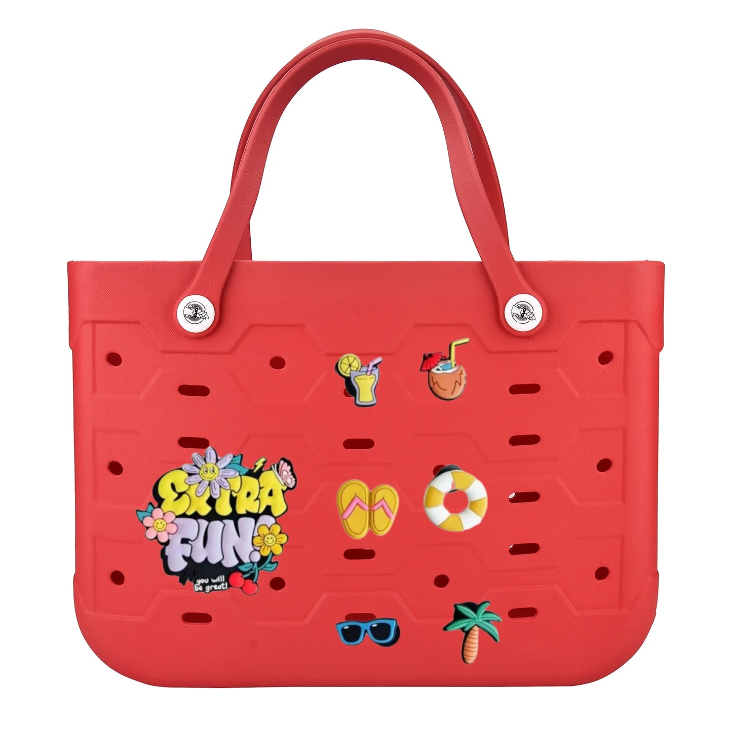 Fashionable Waterproof Beach Bag | Stylish EVA Solid Color Tote