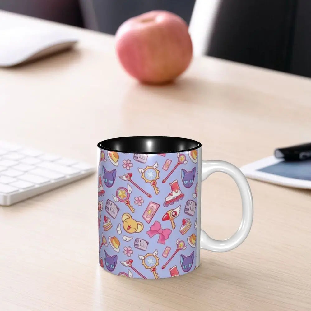 Funny Ceramic Coffee Mug | Vibrant Violet Drinkware for Gifts