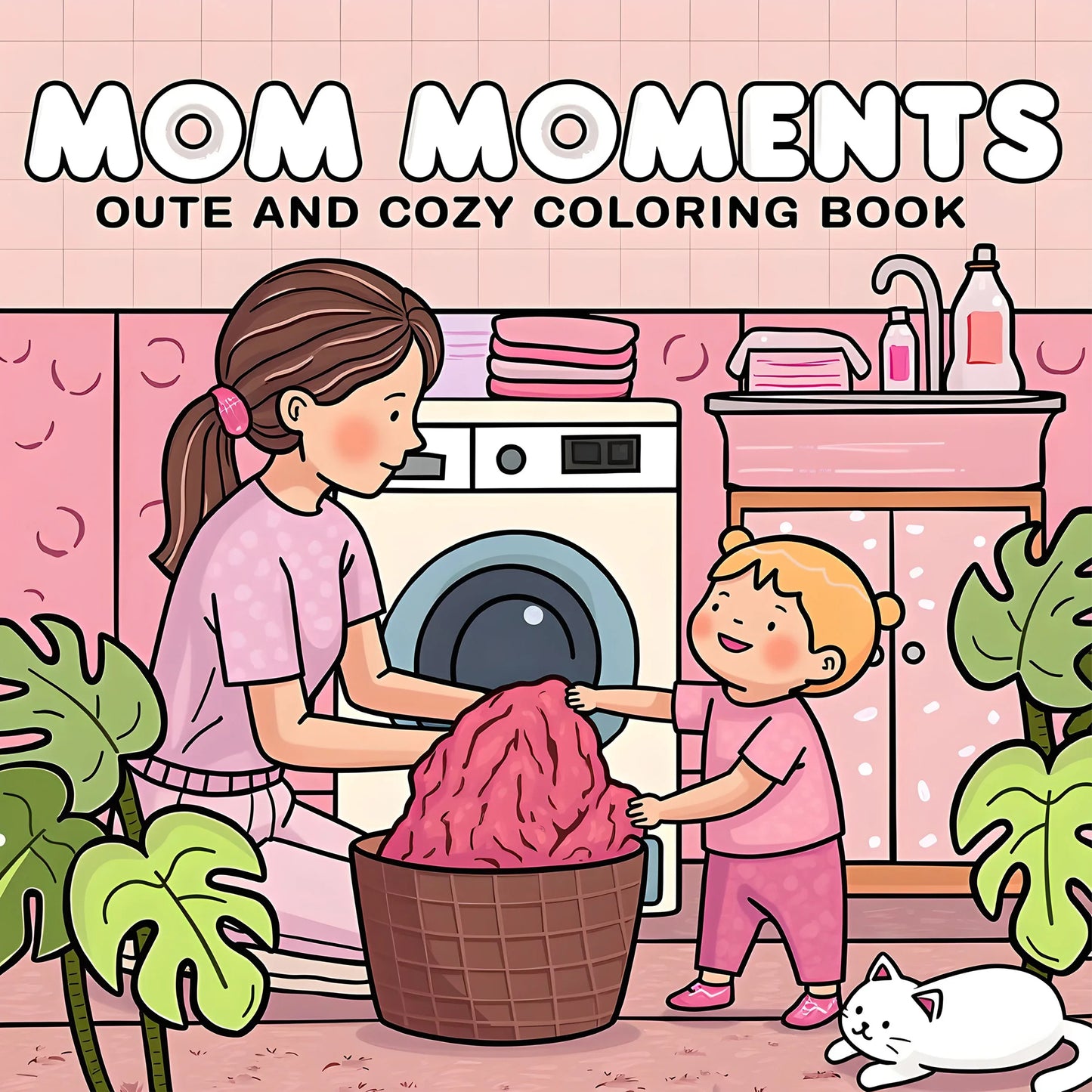 Adult Cat Moments Coloring Book | Relaxation & Fun Gift