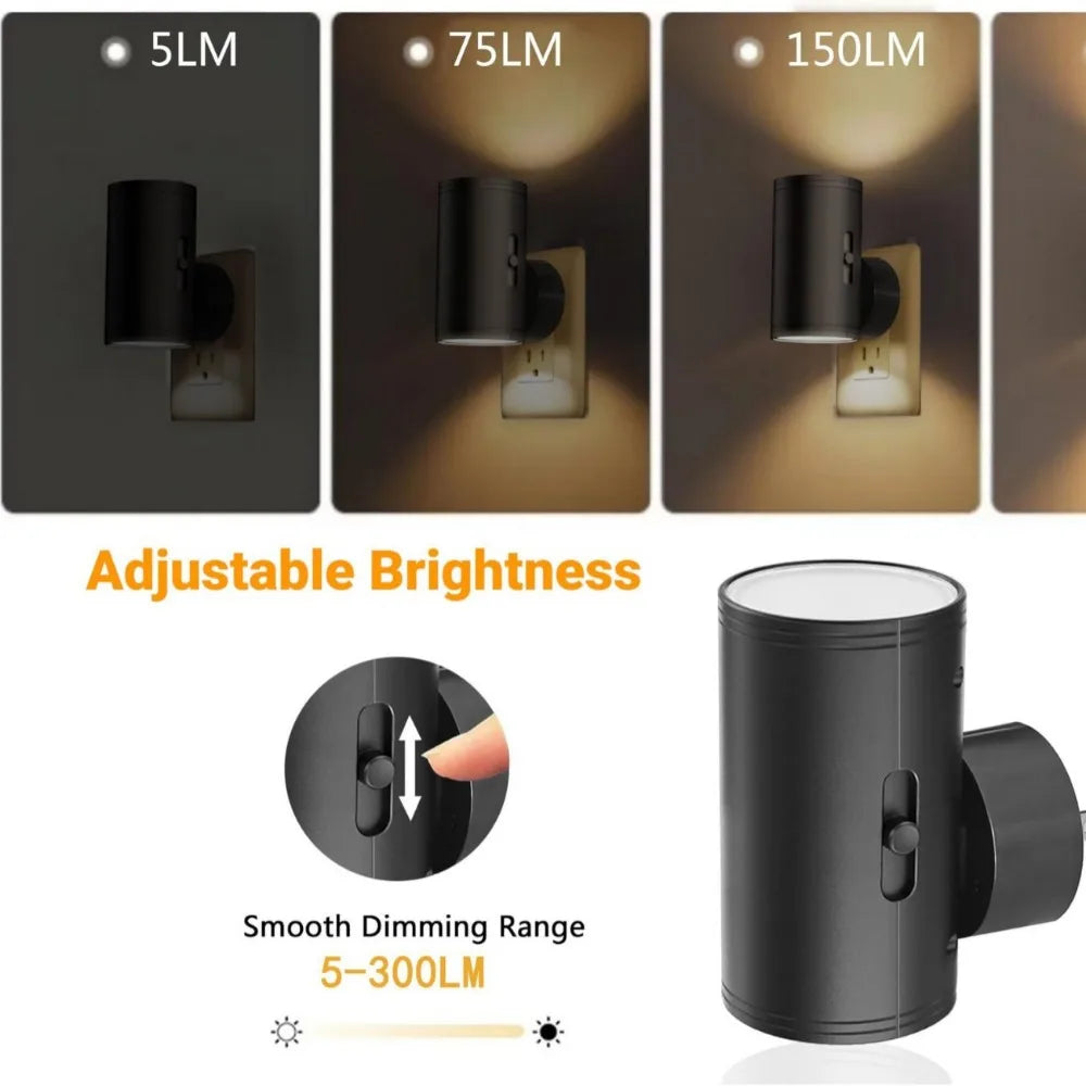 Dimmable LED Night Light | Adjustable Brightness with Sensor