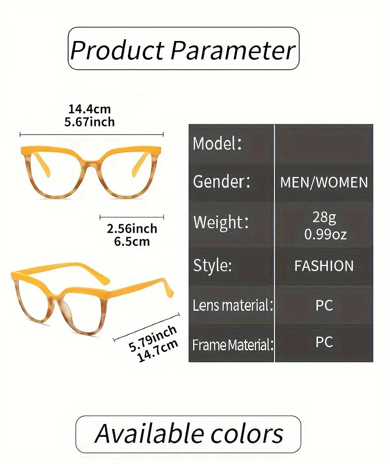 Elegant Cat Eye Glasses for Women | Vintage Gradient Style 2026