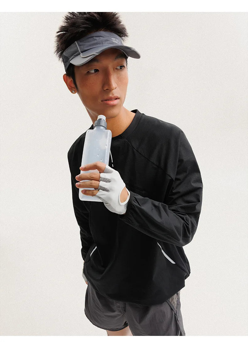 Unisex Lightweight Quick-Dry Long Sleeve T-Shirt for Outdoors