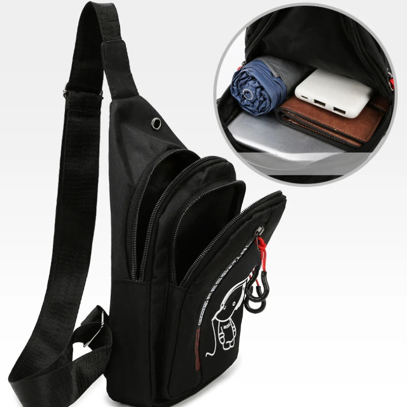 Stylish Casual Chest Bag for Men | Versatile Crossbody Backpack