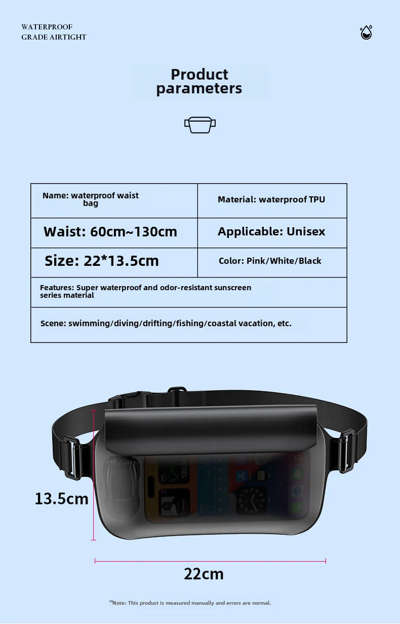 Universal Waterproof Phone Pouch | Secure Beach & Swim Protection