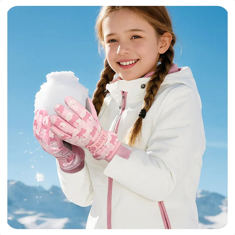 Children's Winter Waterproof Ski Gloves | Warm & Cozy Sports Gear