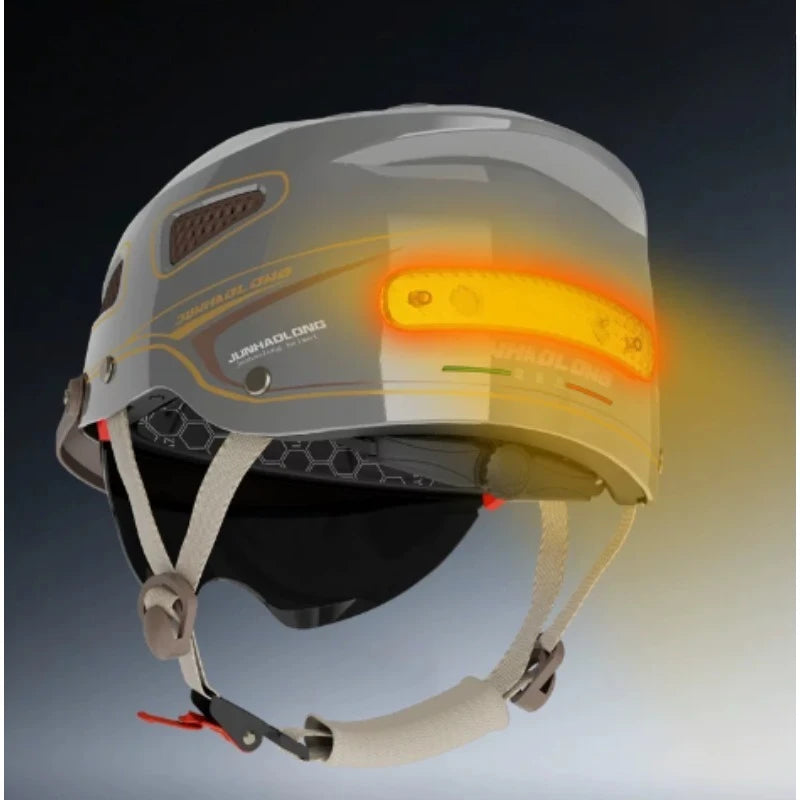 Summer Breathable Electric Motorcycle Helmet | Open Face Design