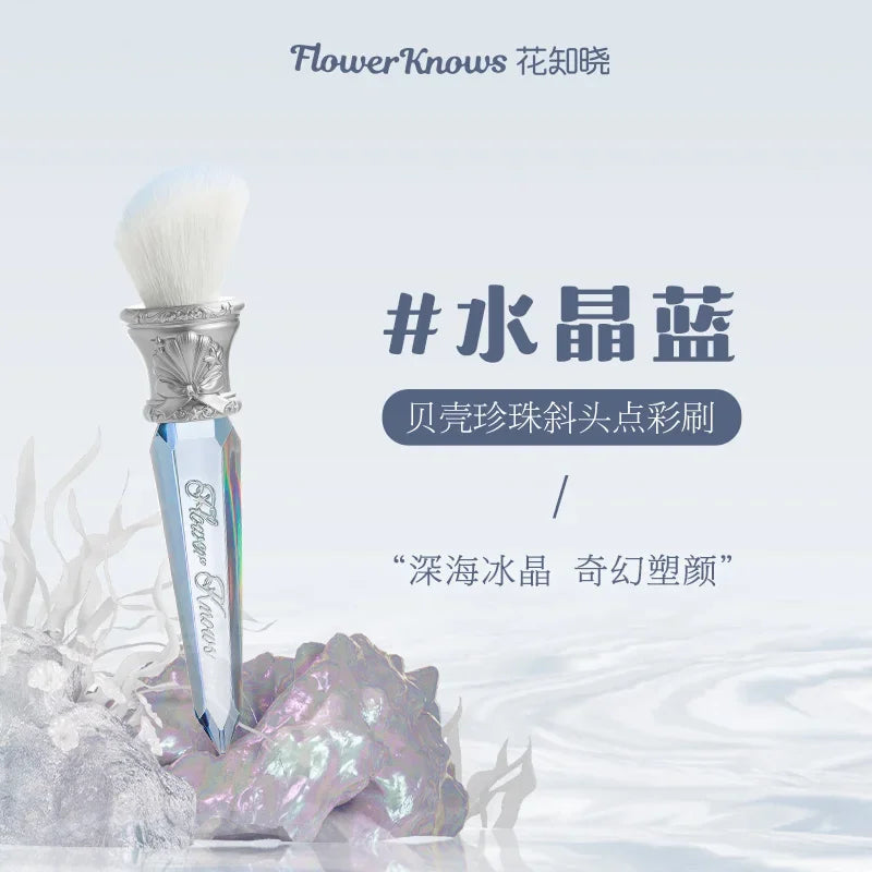 Soft Goat Hair Blush Stippling Brush | Even Powder Application Tool