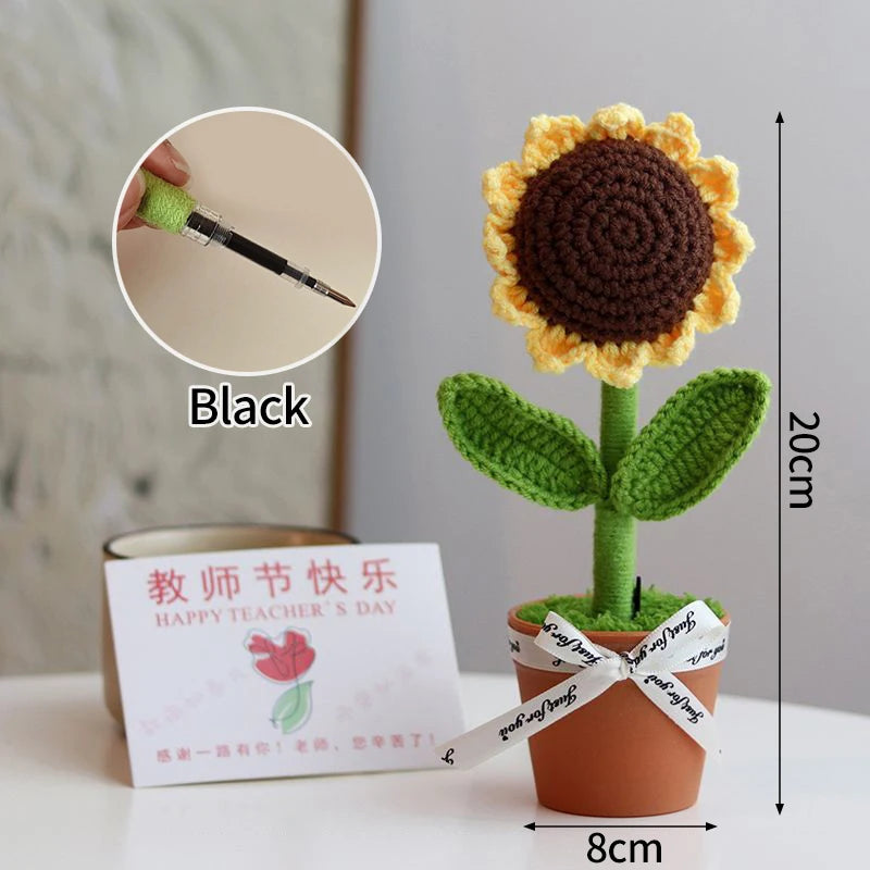 Handmade Crochet Flower Pot | Perfect Gift for Any Occasion
