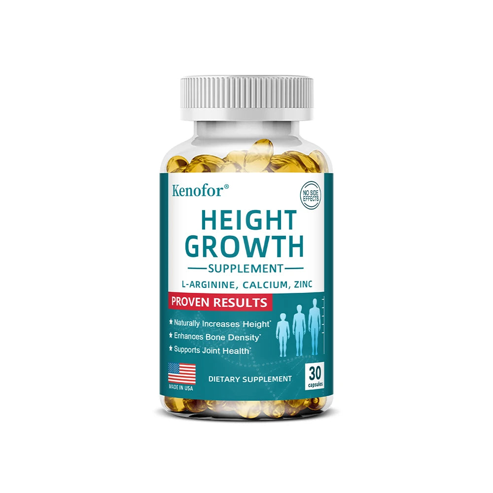 Natural Height Growth Calcium Vitamin D Capsules for Adults