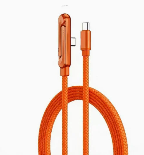 240W Fast Charging Type-C Cable with Phone Stand | Durable & Versatile