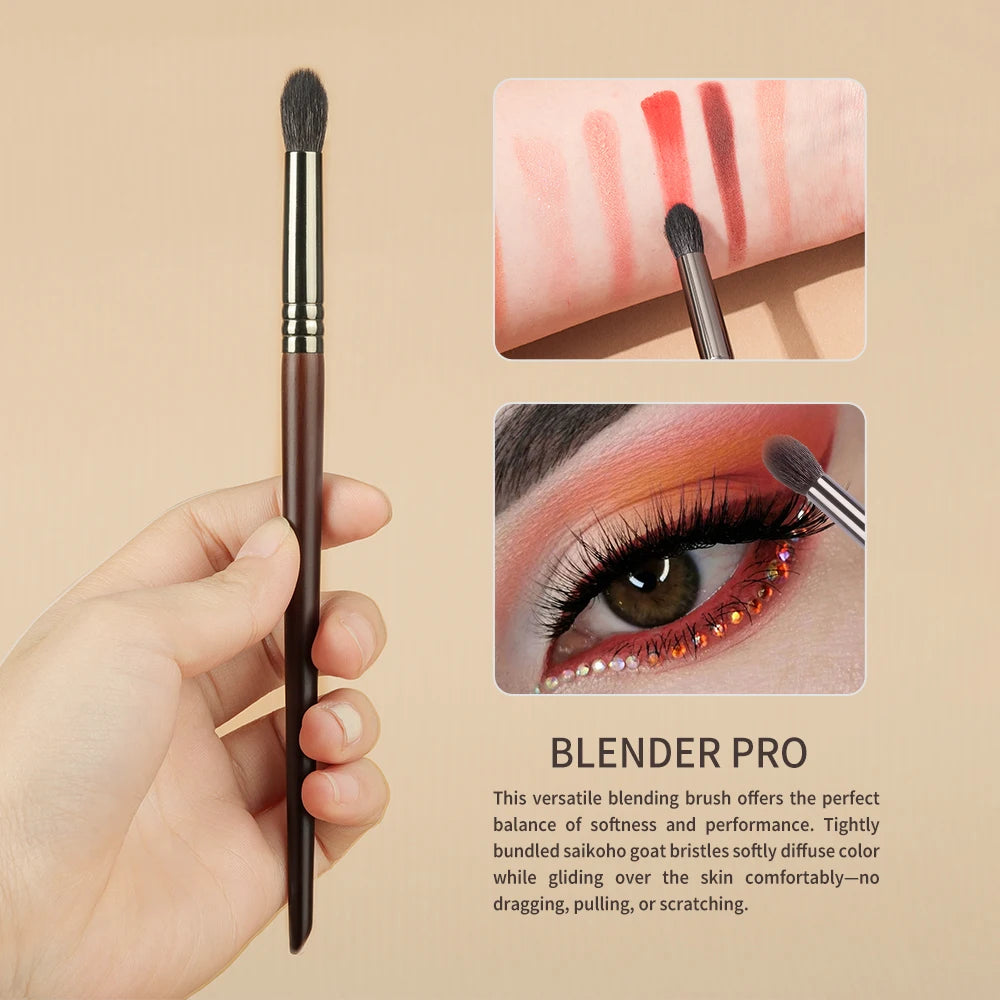 Natural Goat Hair Eyeshadow Brush | Flawless Makeup Application
