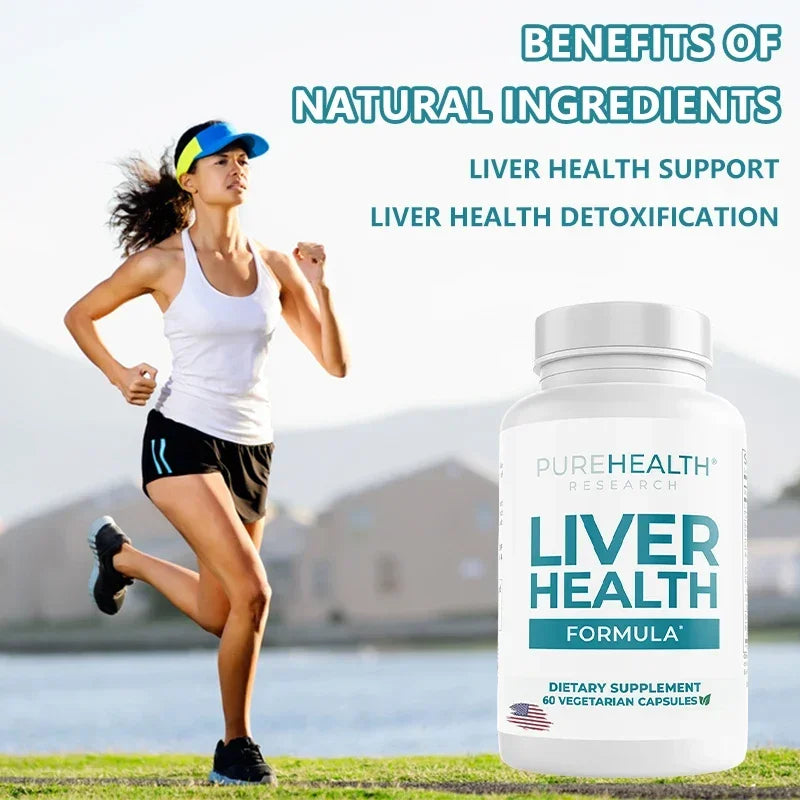 Liver Health Supplement with Milk Thistle, Ginger & Turmeric