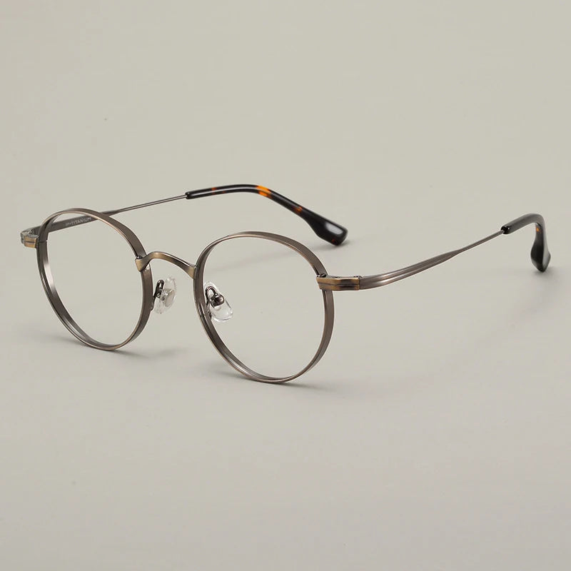 Stylish Adjustable Titanium Eyeglasses | Unisex Vintage Frames