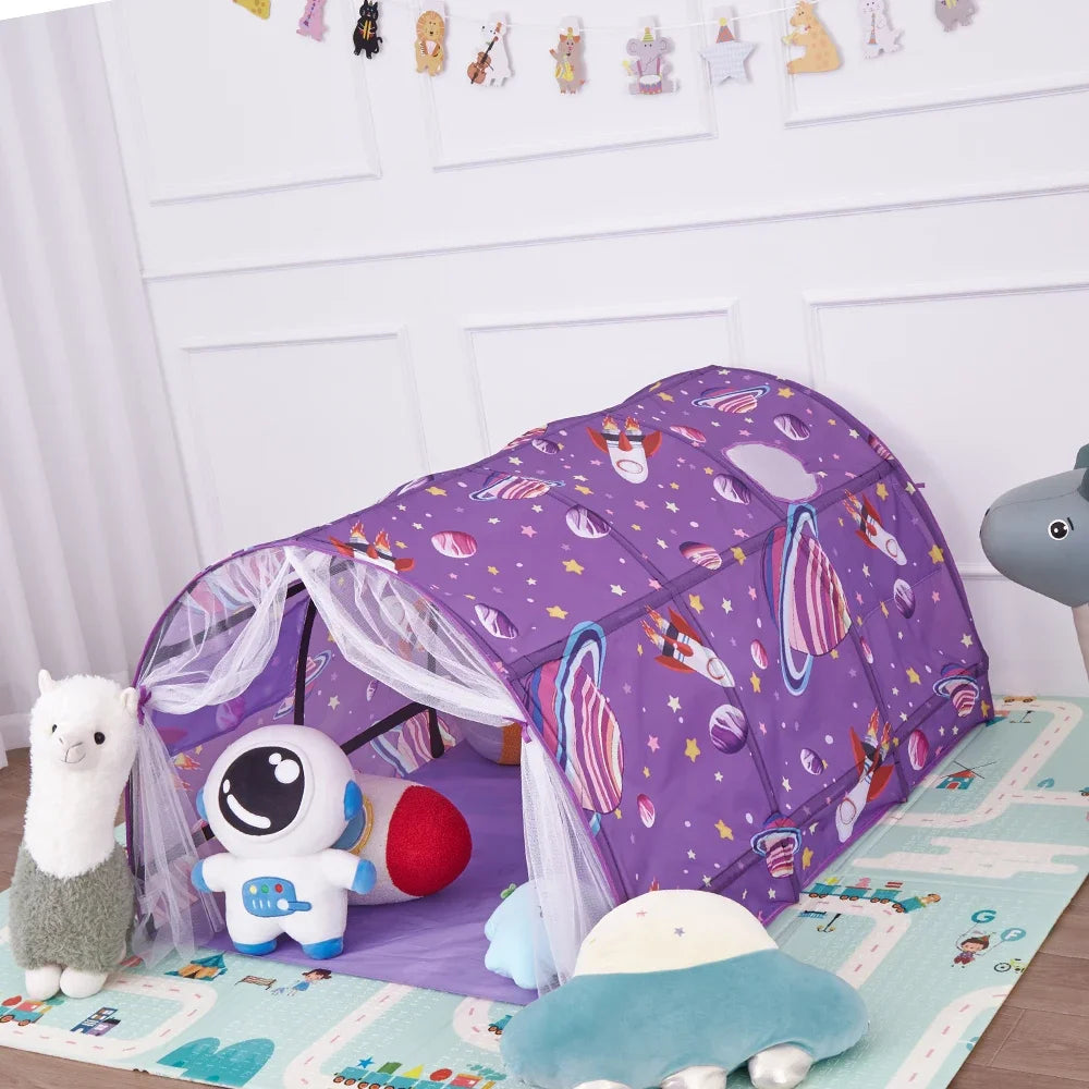 Portable Children's Star Rocket Bed Tent | Fun Mosquito Canopy